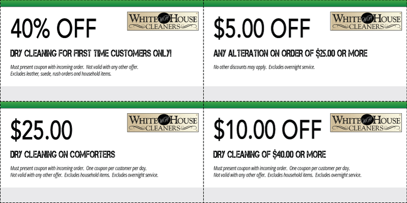 Preview of current Coupon offerings.